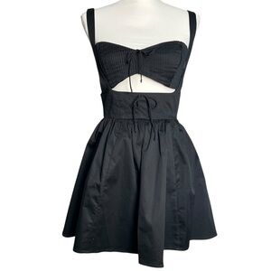 For Love & Lemons Landon Black Mini Dress